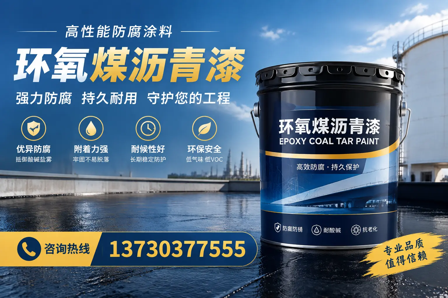 环氧煤沥青漆的耐久性分析，适合泌阳的使用场景